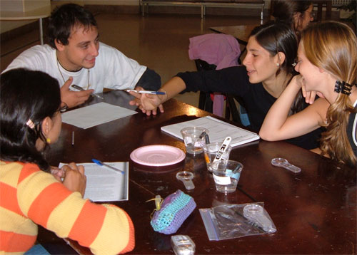 Communicating Science students in Teaching an Learning session